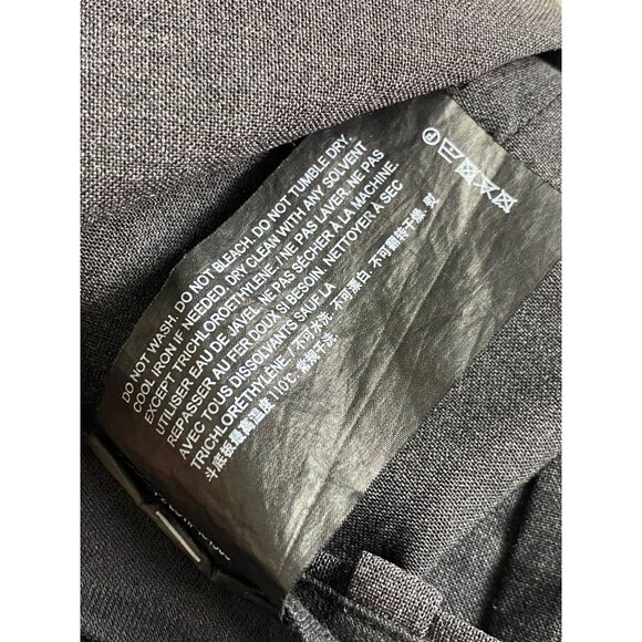 Theory Women Gray Wool Dress Pants Size 8 Trouser Career Formal Capsule Straight - Picture 16 of 16